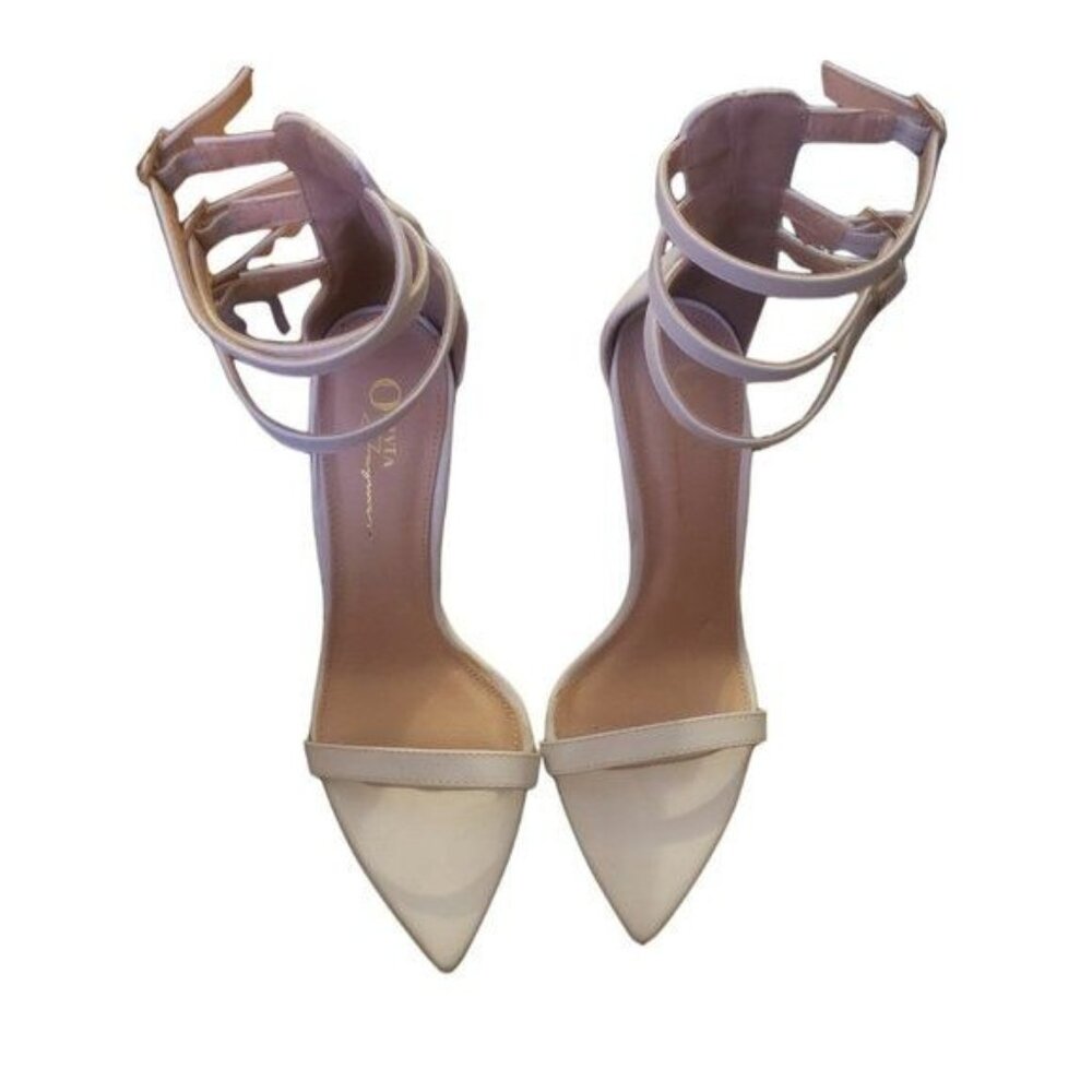 Olivia Ferguson stiletto heel white shoe woman's‎